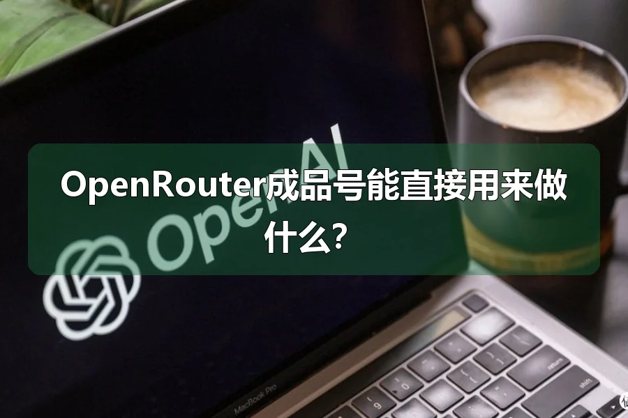 OpenRouter成品号能直接用来做什么？